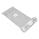 CPR Face Shield 1 Roll Cardiopulmonary Resuscitation Barrier Einweg-Gesichtsschutzschild die Herz-Lungen-Wiederbelebung den Notfall oder das Training