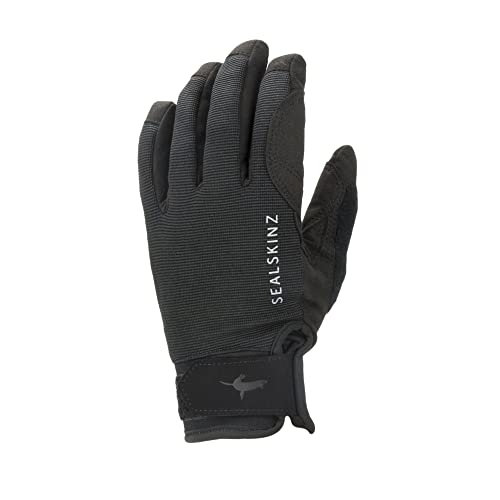 SEALSKINZ Unisex Waterproof All Weather Glove Black GADGETS 4 BIKES
