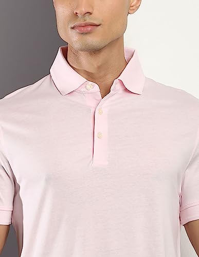 Image of Tommy Hilfiger Solid Cotton Blend Slim Fit Men's T-Shirt
