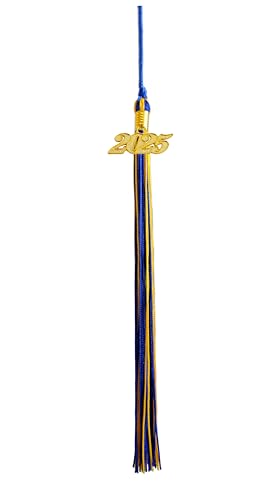 Image of 2025 Tassel Graduation, Blue and Gold Tassel 2025