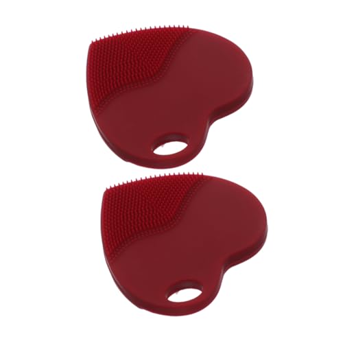SHERCHPRY Silicone Scalp Brush Hair Washing Massage Tool Dual-Sided Scalp Scrubber for Dandruff Hair Exfoliator Travel-Friendly