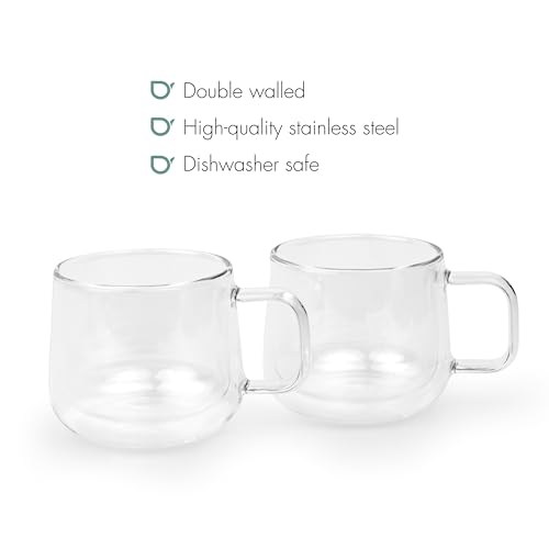 Verres à thé double paroi Bredemeijer Merano 290ml avec anse