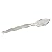 Dixie TH017 Heavy Weight Polystyrene Teaspoon, 6" Length, Crystal Clear (Case of 1,000)