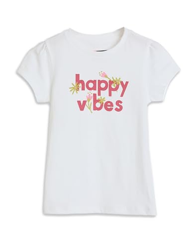 Image of Amazon Brand - Symbol Girls 100% Cotton Graphic Printed Half Sleeves Regular fit T-Shirt