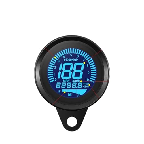 Compteur de vitesse moto numérique 12V LED kilométrique universel pour scooter et ATV