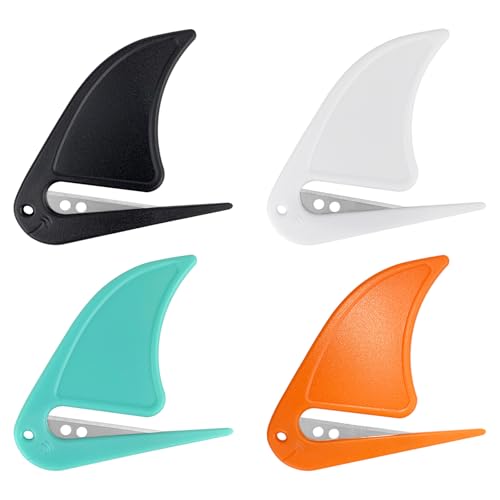 ZUFECY 4pcs Envelope Opener, Portable Letter Slitters with Sharp Blades for Efficient Mail Parcel,...