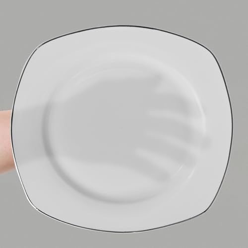 Karaca Padoca 26-teiliges Tafelservice für 6 Personen – Elegantes Frühstücksset aus Edlem Porzellan mit Tellern, Schalen, Tassen und Servierplatten