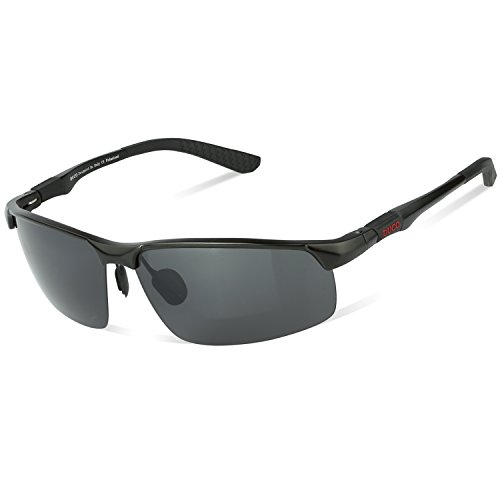 Duco Moda Caliente Conducción Gafas De Sol Polarizadas Gafas Deportivas Gafas De Golf Pesca Golf Con Marco Al-Mg Dc8188, Negro Y Gris, 67 Duco Moda Caliente Conducción Gafas De Sol Polarizadas Gafas Deportivas Gafas De Golf Pesca Golf Con Marco Al-Mg Dc8188, Negro Y Gris, 67