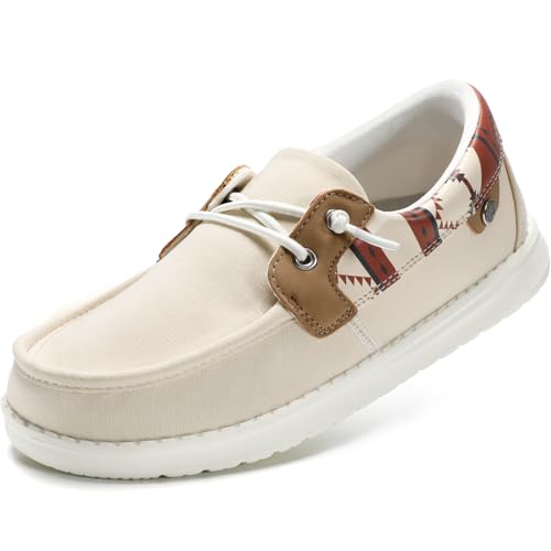 STQ Oatmeal Slip On Loafer