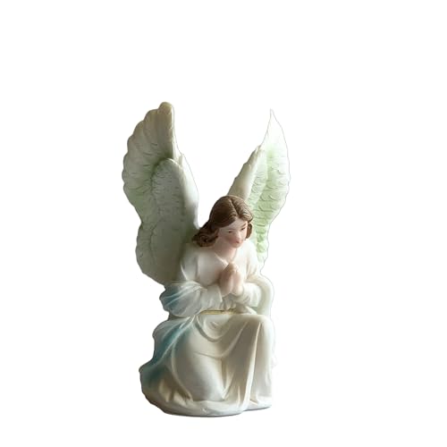 Figura de Resina Ángel Guardián de 7 Pulgadas