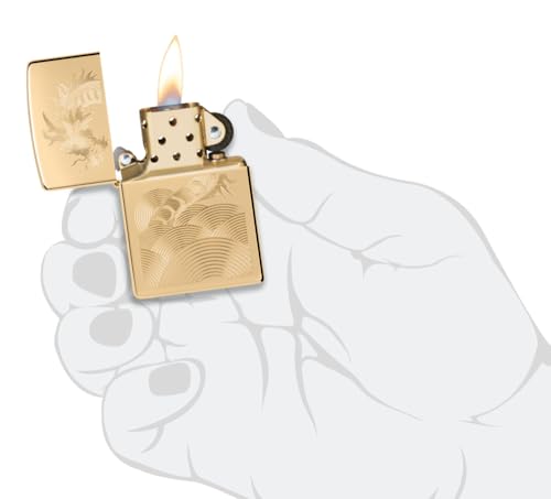 Encendedor Zippo Diseño Vintage Dragon miniatura 4