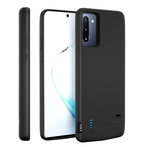 Battery Case for Galaxy Note 10 Plus, 6000mah Rechargeable Batteri Charger Cases for Samsung Galaxy Note 10 Plus Extended External Backup Power Bank Charging Cover, Add Extra Juice for Your Phone