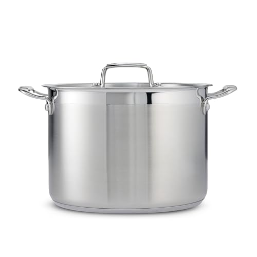 Image of Tramontina Gourmet Stainless Steel 8-Quart Stock Pot with Lid
