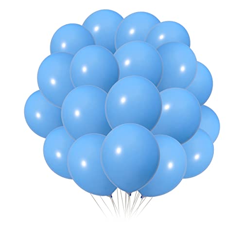 Image of 300 Pack Light Blue Balloons 12 inch Blue Latex Party Balloon Bulk for Various Party Events Decorations
