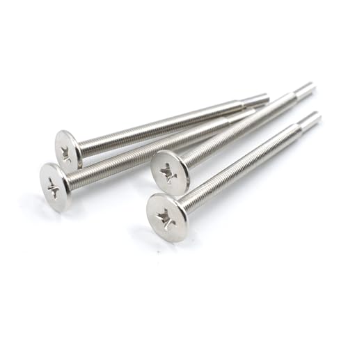 4 Stück Flachbolzen zur Mikrowellenmontage Befestigungsschraube einfache Installation kompatibel mit Samsung, Kenmore, Maytag, Mikrowellen