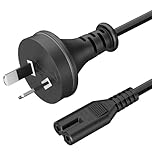 Figure 8 Power Cord 1.5m, 2 Pin Core Figure 8 Power Supply Cord, IEC-C7 AC Power Cable Lead AU Plug for PC Monitor,DVD,Printer,Samsung Philips LG Sony TV,PS5,PS4,PS3,Xbox Consoles,Camera,HP Envy