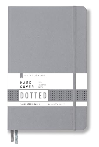 Carnet A5 ligné Minimalism Art pour bureau et voyage, lot de 3 notebooks souples 192 pages