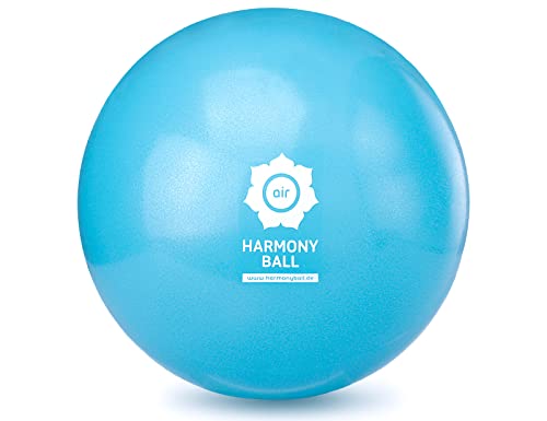 Harmony Ball air - Gymnastique/Pilates/Yoga Balle - sans phtalates - Aqua Bleu (Aquableu, 18 cm)