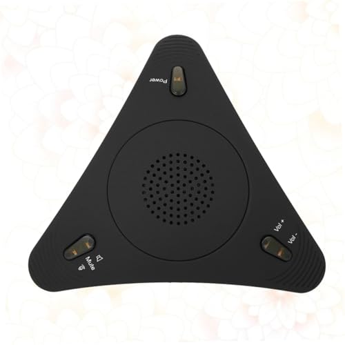 Toyvian USB Directional Microphone with High Sensitivity for Voice Chat Gaming and Distance Education Portable Plug and Play Device Black