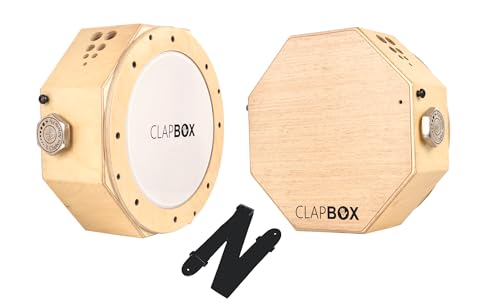 Clapbox Travel Cajembe Drum Birch Wood (H:6' W:12'...