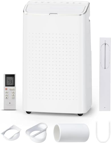 Takywep 15000BTU - Aire acondicionado portátil, unidad de CA portátil 3 en 1 con unidad de control remoto y kit de instalación, refrigeración hasta 850 pies cuadrados, aire acondicionado portátil para