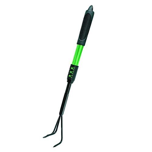 Image of DARIT Prongs Garden Tool, Cast- Duty Gardening Cultivator, Ergonomic Rubberised Non-Slip Grip for Home Garden Lawn Farm Indoor Outdoor (Prongs)