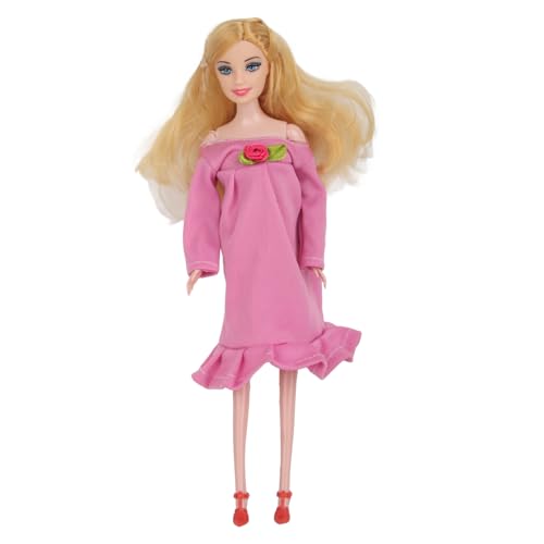Generic Muñeca Embarazada, 11 Muñeca de Moda de Figma Móvil Conjunta con Barriga Extraíble para Simulación de Recuperación Posparto, Colorido Juguete de Bricolaje para Niñas para Niñas (Rosa)