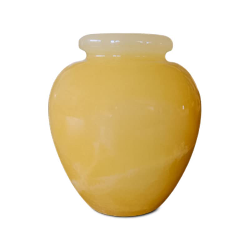 Vase en Onyx Naranja authentique sculpture haut de gamme de 10 cm