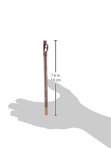 Image of Colors Queen Eye Liner & Lip Liner Pencil Enriched with Vitamin A & E | Bold & Matte Lip Liner Pencil | Highly Pigmented Lip Liner with Sharpener (21 - Coffee Brown)