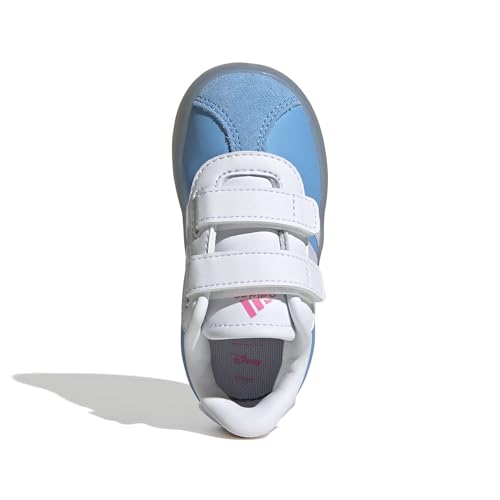 Image of adidas Boys Vl Court 3.0 Slip On Sneakers Shoes Casual - Pink, White