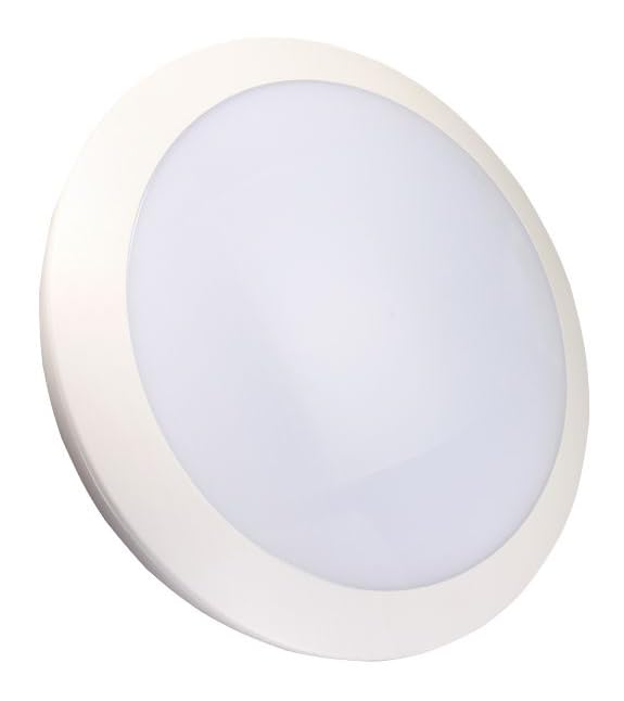 arcotec Applique d'Extérieur Hublot LED Rond 16W 1200 LM 4000K IP66 IK10 - Garantie 5 Ans