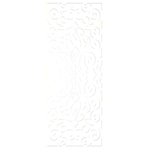 Image of Buel Decorative Pierced Fretwork Wood Wall Panels, 21 3 /8 inchW x 54 3 /8 inchH x 1 /4 inchT, Birch