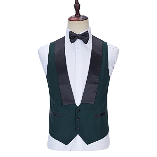 Men Suit 3 Pieces Stylish Peak Lapel Tuxedo Solid Suit Slim Fit Men Suit for Wedding Prom2