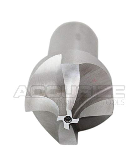 Image of Accusize Industrial Tools Hss Corner Rounding End Mill, 1 /2'' Radius, 1'' Shank Dia, 1-1 /2'' Largest Dia, Oal 4-1 /8'', 1011-1201 | H.S.S. Corner Rounding End Mill, 1 inch Shank, 1-1 /2 inch Largest Dia, Overall Length 4-1 /8 inch
