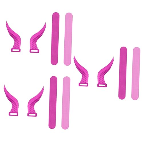 Abaodam 3 Pairs Earphone Horn Decoration Demon Headphone Attachment Halloween Headset Decors Earpiece Gaming Headphone Accessories Jewelry Accessories Horns Decorations