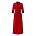 Mingfa.y Damen Kleider Elegant, Vintage Partykleid Einfarbig Glitzerkleid Lässig Rollkragenkleid Wickelkleid Etuikleid Mode Spitzenkleid Tüllkleid Midikleider Geschenke