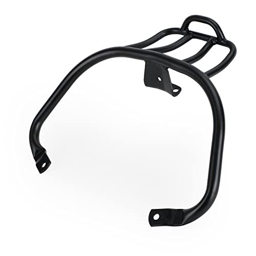Artudatech Gepäckträger Rear Luggage Rack Grab Handle Black Fit for Vespa Primavera Sprint 50 125 150 BLK