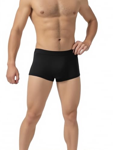 Men's Boxer Briefs Moisture Wicking & Breathable Underwear Soft & Comfortable Men's Briefs Perfect for Daily Wear Black3