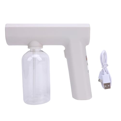 buachois atomizzatore elettrico 250ml, spruzzatore a mano nebulizzatore per casa auto ufficio, leggero e portatile con ugello ad alta prestazione (bianca)