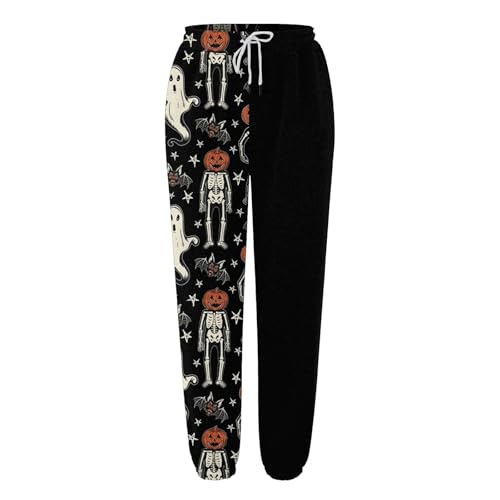 Girls Boys Halloween Sweatpants Teen Cute Graphic Elastic Waist Joggers Pants Fashion Streetwear Loose Long Trousers for Kids3