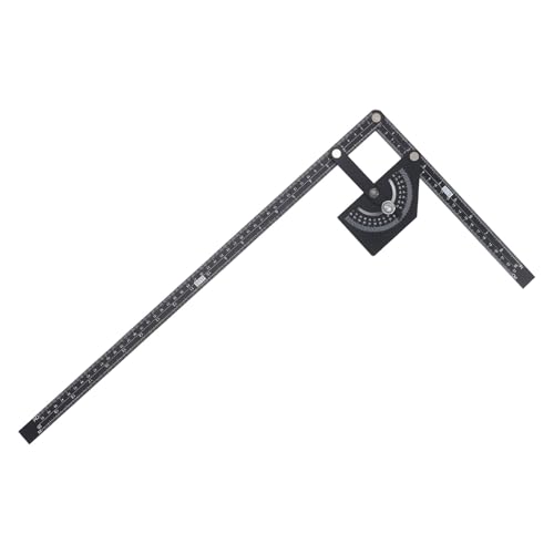 Transportador de bisel universal de aluminio 0-180 grados miniatura 3