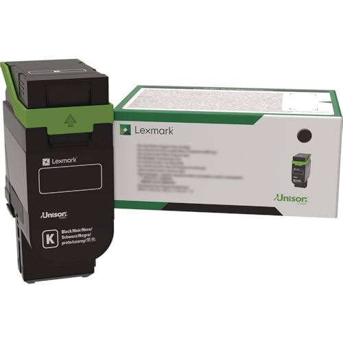 Cartouche imprimante Lexmark noire haut rendement : toner laser durable