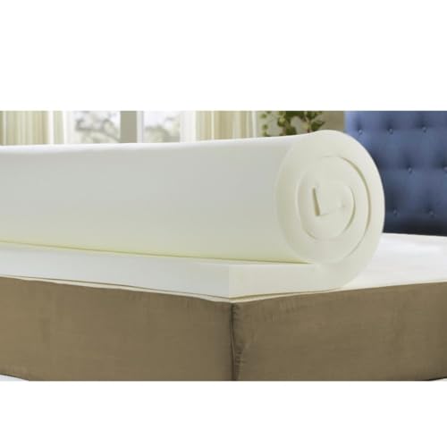 Topdormitorios - Plancha Espuma viscoelástica Premium 65 kG/m3, Variedad de tamaños, Topper ergonómico Transpirable, Tratamiento Anti...