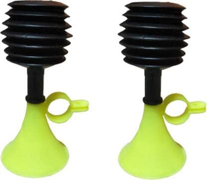 AddictERABicycle Plastic Handlebar Ball Air Horn Trumpet Ring Bell Kids Horn Bell (Black)