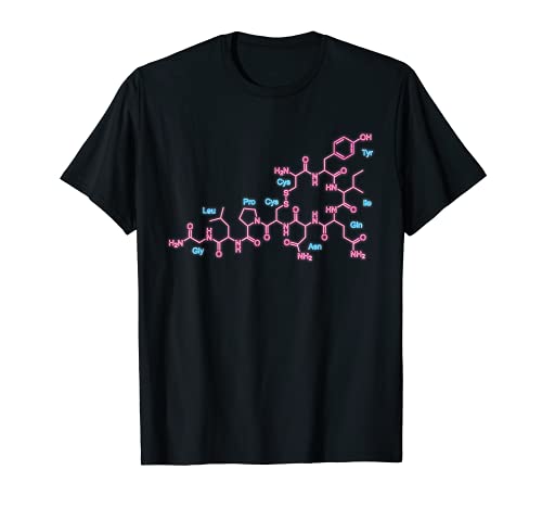 Oxytocin Molecule Science Teacher Chemistry Teacher T-Shirt