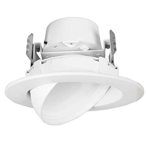 Maxxima 4" And 6" Rotatable Led Retrofit Downlight Gimbal Bundle - 950 Lumens, 2700K Soft White Dimmable, Energy Star, Recessed Ceiling Light Fixture, Ideal For Kitchens, Dining Rooms, And Dens #TOP5