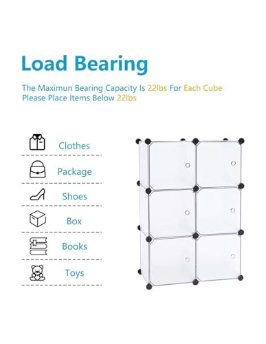 Image of Owme 6 Tier Shoe Rack with Shelf, Folding Shoe Rack for Bedroom, Living Room,Entryway,Footwear Stand for Home, Organizer, One Size,ShoeRack Plastic - White