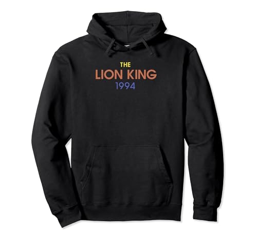 Sweat Le Roi Lion Disney 1994 - Hoodie Pull Imprimé Recto Verso
