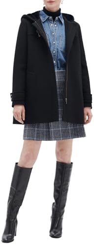 Caroll 232g-guimotin Abrigo, Negro, 44 para Mujer