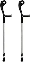 Muleta Canadense Fixa 110 kg, Preto, Sequencial, 2 unidades